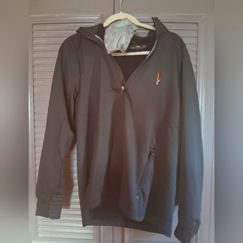 POLO RALPH LAUREN HOODED GOLF JACKET  EUC  MEDIUM